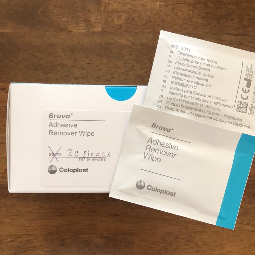 Coloplast Brava Adhesive Remover Wipes